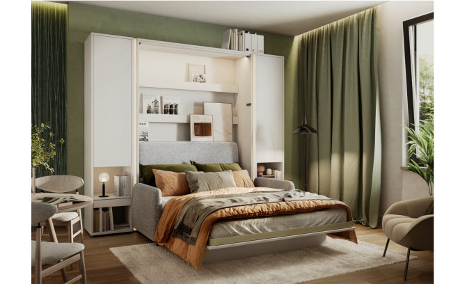 Apgaismojums ar kombināciju dīvāngultai BED CONCEPT LED-BCBK